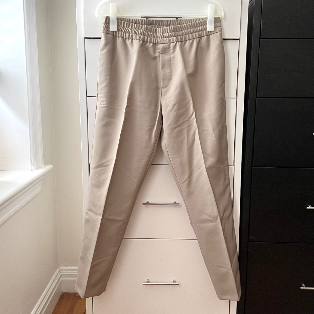 Acne Studio Beige Khaki Men's Pants Trousers